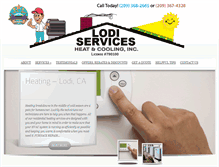 Tablet Screenshot of lodiservices.com